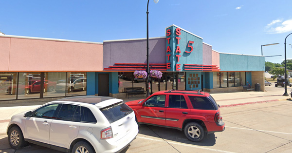 State 5 Theatre - 315 E. State, Algona, IA 50511